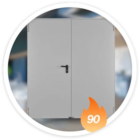 Bloc-porte coupe-feu EI90