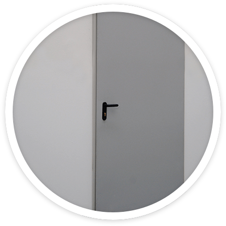 Bloc-porte métallique