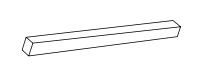Carré long 120×9×9 mm – DS3A