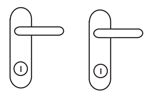 Béquille double avec empreinte cylindre – M1