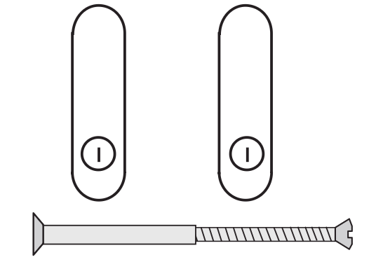 Plaque aveugle avec empreinte cylindre – M4