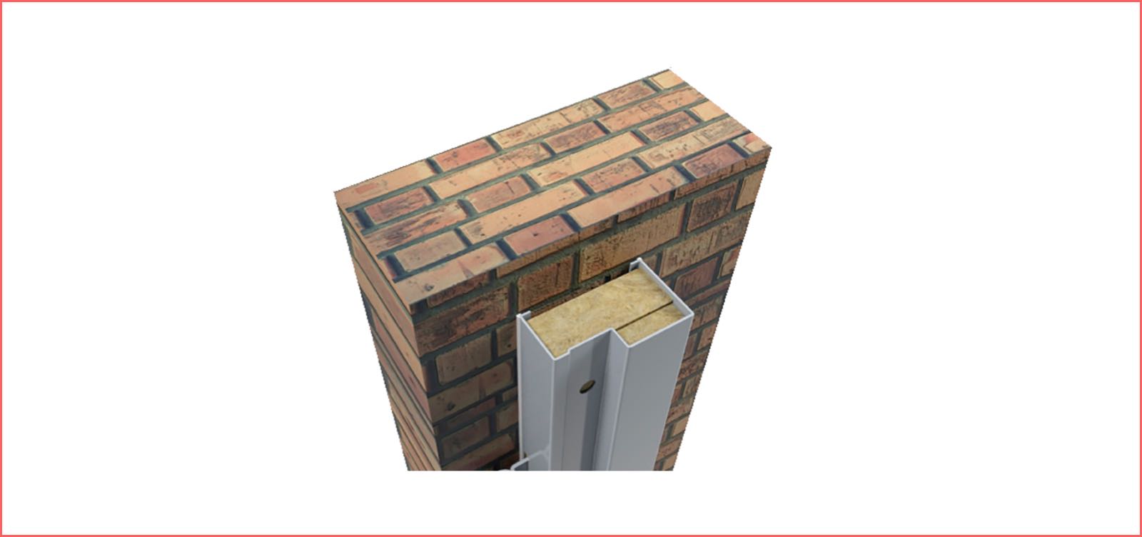 Schéma coupe porte métallique coupe-feu : tôle acier, âme isolante, joints intumescents, dormant, calfeutrement