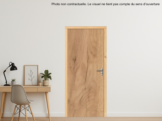 BLOC-PORTE BOIS 1 VANTAIL MAG 30 PAU EI30 POUR POSE SUR CLOISON PLAQUES DE PLÂTRE - 730 X 2040 - STRATIFIÉE M3790 BOIS GOLD CRAFT OAK PW