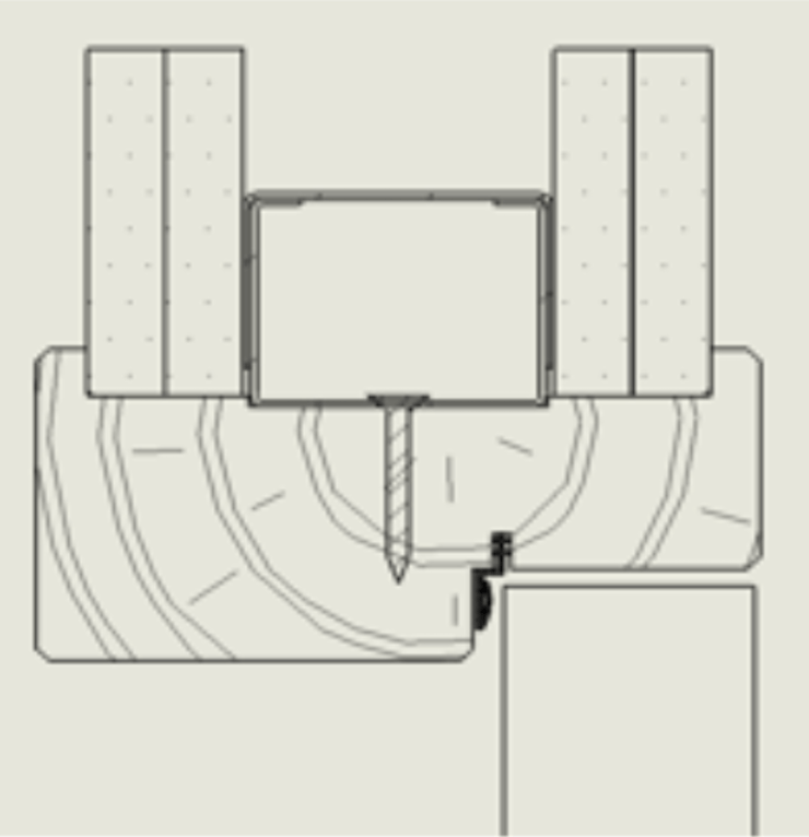 BLOC-PORTE BOIS 1 VANTAIL PREMAFONE 35 POUR POSE SUR CLOISON PLAQUES DE PLÂTRE - 1230 X 2040 - FINITION STRATIFIÉE GAMME FABRICANT OU GAMME PORTE POLYREY À DÉFINIR — vignette 2