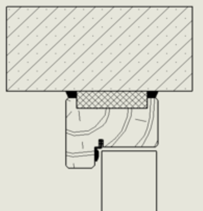 BLOC-PORTE BOIS 2 VANTAUX ÉGAUX PREMABOIS RIVES HOMOGÈNES (NON FEU) POUR POSE EN TUNNEL SUR CLOISON RIGIDE - 1660 (830 +830) X 2040 - FINITION STRATIFIÉE GAMME FABRICANT OU GAMME PORTE POLYREY À DÉFINIR — vignette 2